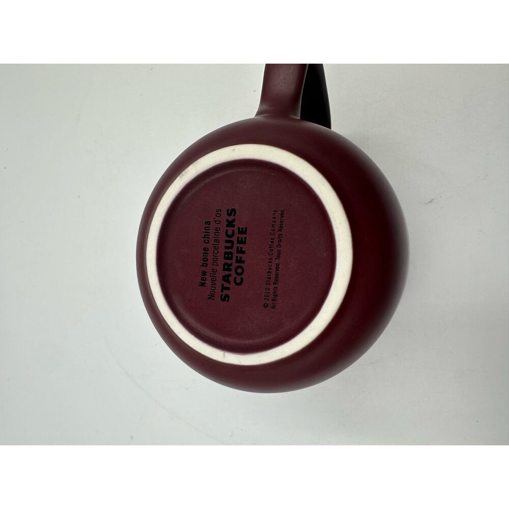 Starbucks Bone China Burgundy Coffee Mug - Picture 4 of 4